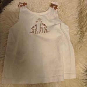 Janie and Jack 4 T Giraffe Tank Top